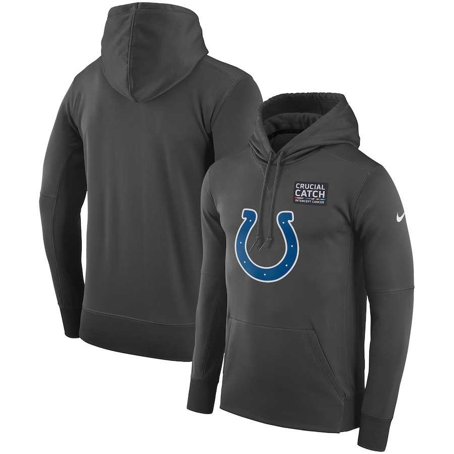 Men's Indianapolis Colts Anthracite Nike Crucial Catch Performance Hoodie,We sell and wholesale Men's Indianapolis Colts Anthracite Nike Crucial Catch Performance Hoodie on line form chian!